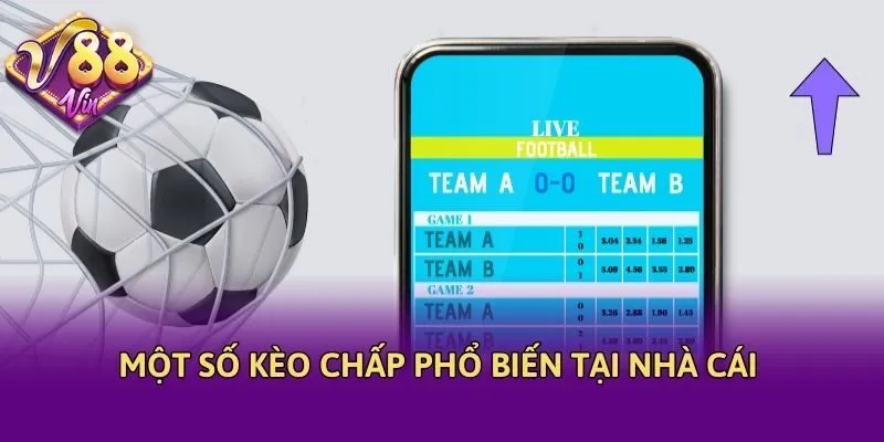 Một số kèo chấp phổ biến tại nhà cái 